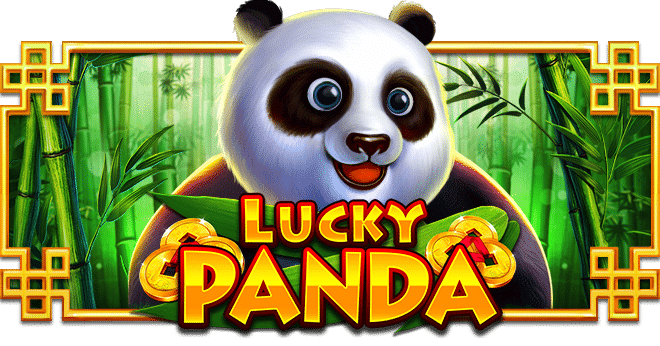 lucky panda แพนด้ากินไผ่